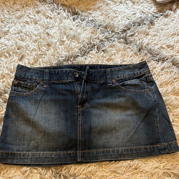 Express X2 Denim Skirt Size 10 - Picture 2 of 8